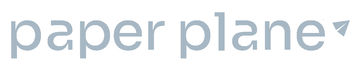 paper plane design logo sito