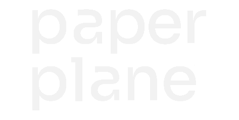 paper plane logo orizzontale